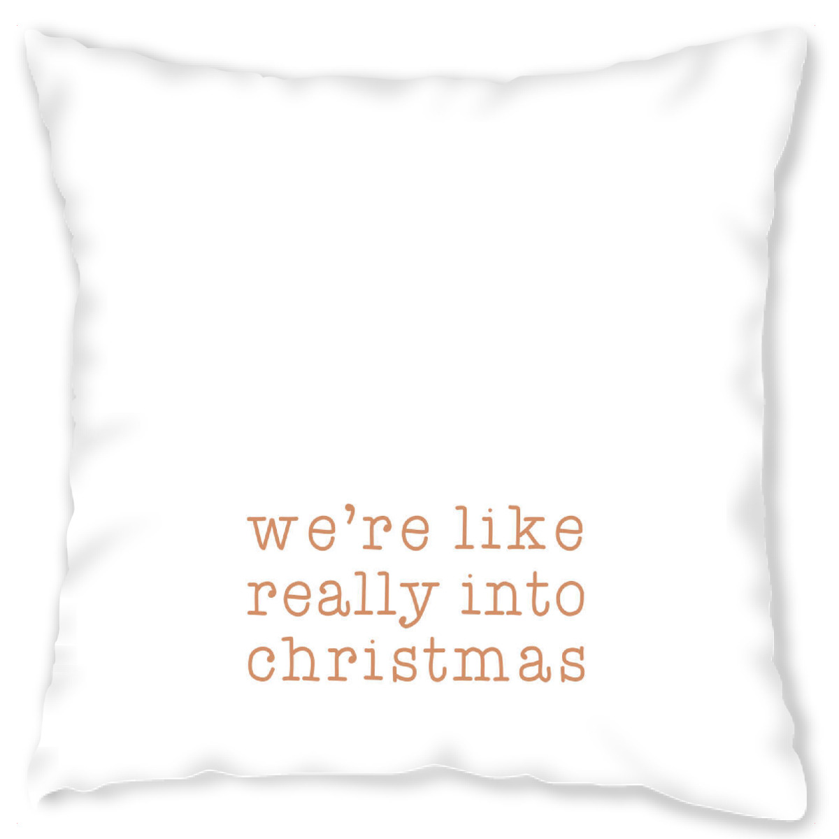 Design-Kissen "Wirklich in Weihnachten" artboxONE - Typografie,Weihnachten,Lustig