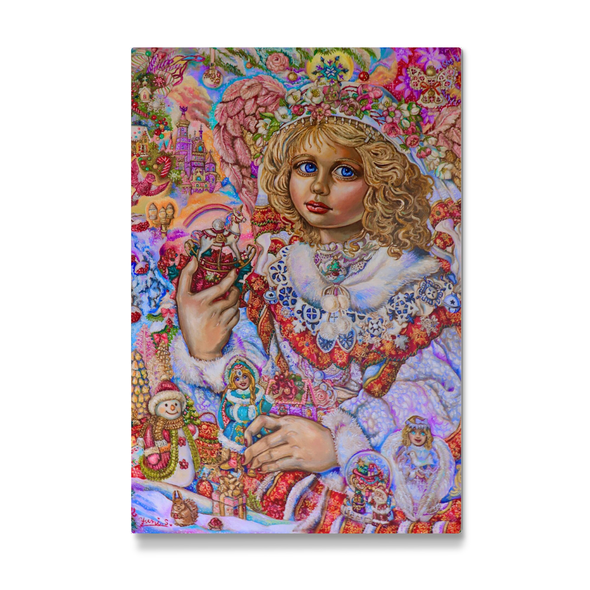 Galerie-Print "Weihnachtsspielzeugengel" 30x20 cm artboxONE