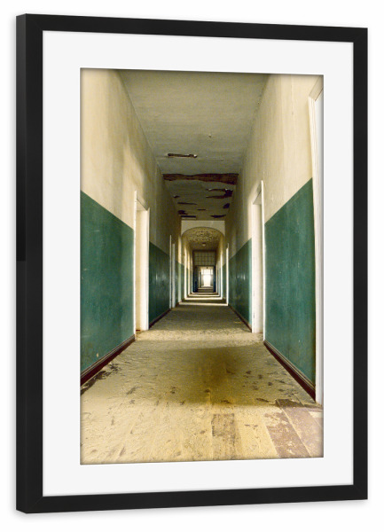 Poster mit Rahmen schwarz "Kolmannskuppe in Namibia" artboxONE - Reise,Reise / Afrika,Reise / Länder