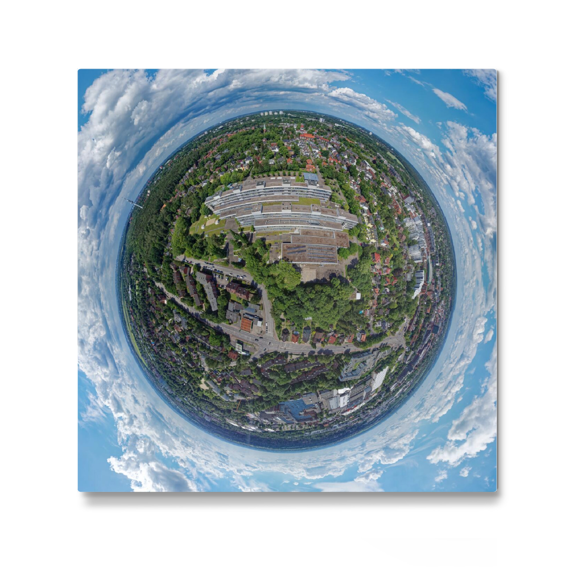 Galerie-Print "HAW Hamburg-Bergedorf, high" 30x30 cm artboxONE
