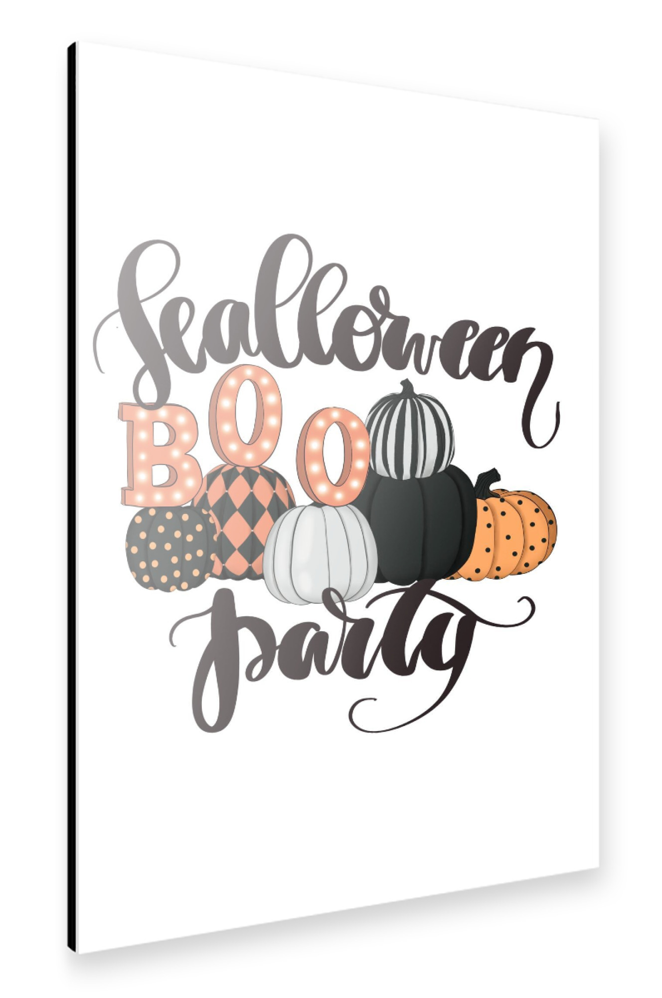 Alu-Dibond "Halloween Party" 75x50 cm artboxONE