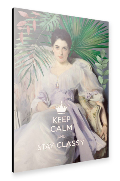 Alu-Dibond "Ruhig und edel" 30x20 cm artboxONE