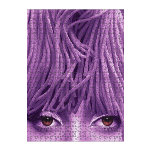 Puzzle Ravensburger "Dies ist keine lila Pasta" artboxONE - Essen & Trinken,Abstrakt,Menschen