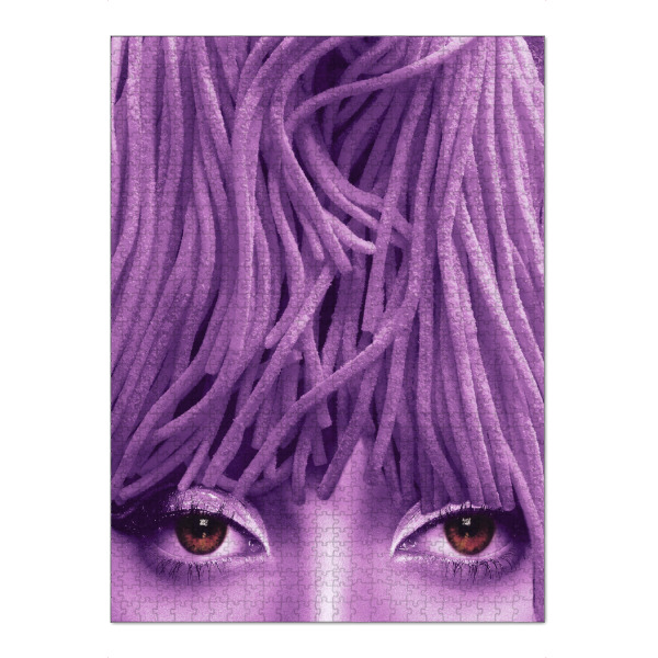 Puzzle Ravensburger "Dies ist keine lila Pasta" artboxONE - Essen & Trinken,Abstrakt,Menschen