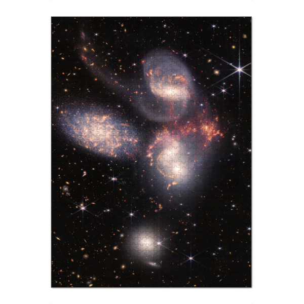 Puzzle Ravensburger "Fünf tanzende Galaxien" artboxONE - Natur,Reise,Abstrakt,Galaxy