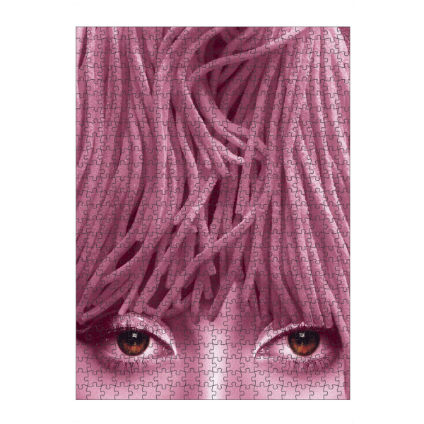 Puzzle Ravensburger "Das ist keine rosa Pasta - female" artboxONE - Essen & Trinken,Abstrakt,Menschen