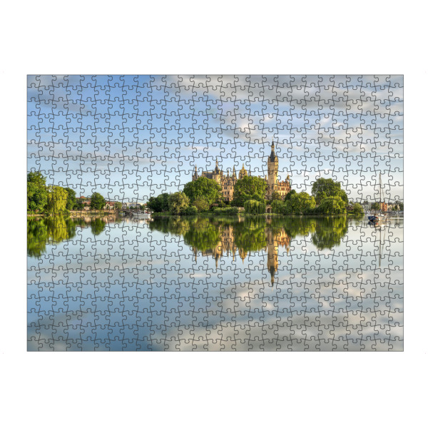 Puzzle Ravensburger "Foto vom Schweriner Schloss" artboxONE - Städte,Reise,Architektur