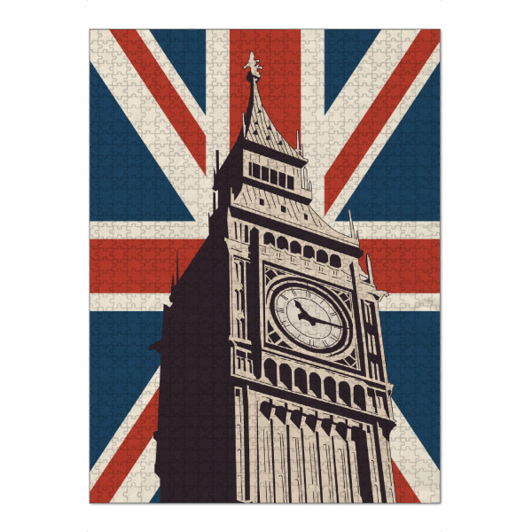 Puzzle Ravensburger "Der Big Ben von London" artboxONE - Städte / London,Reise,Architektur,Reise / Länder