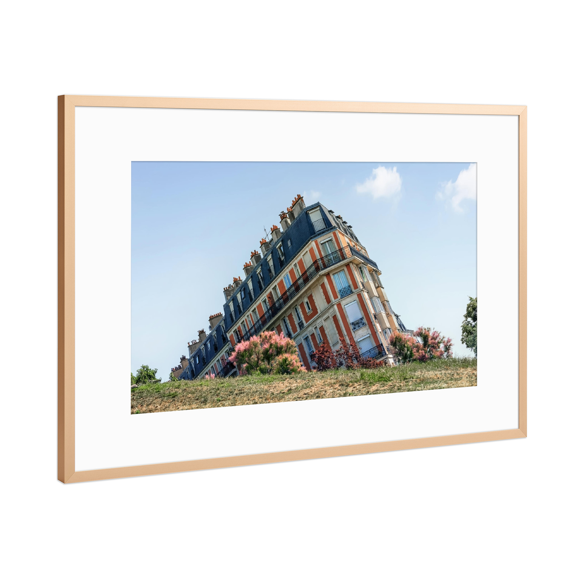 Poster mit Rahmen Kupfer "Beginn" artboxONE - Städte,Reise,Architektur,Städte / Paris,Reise / Länder