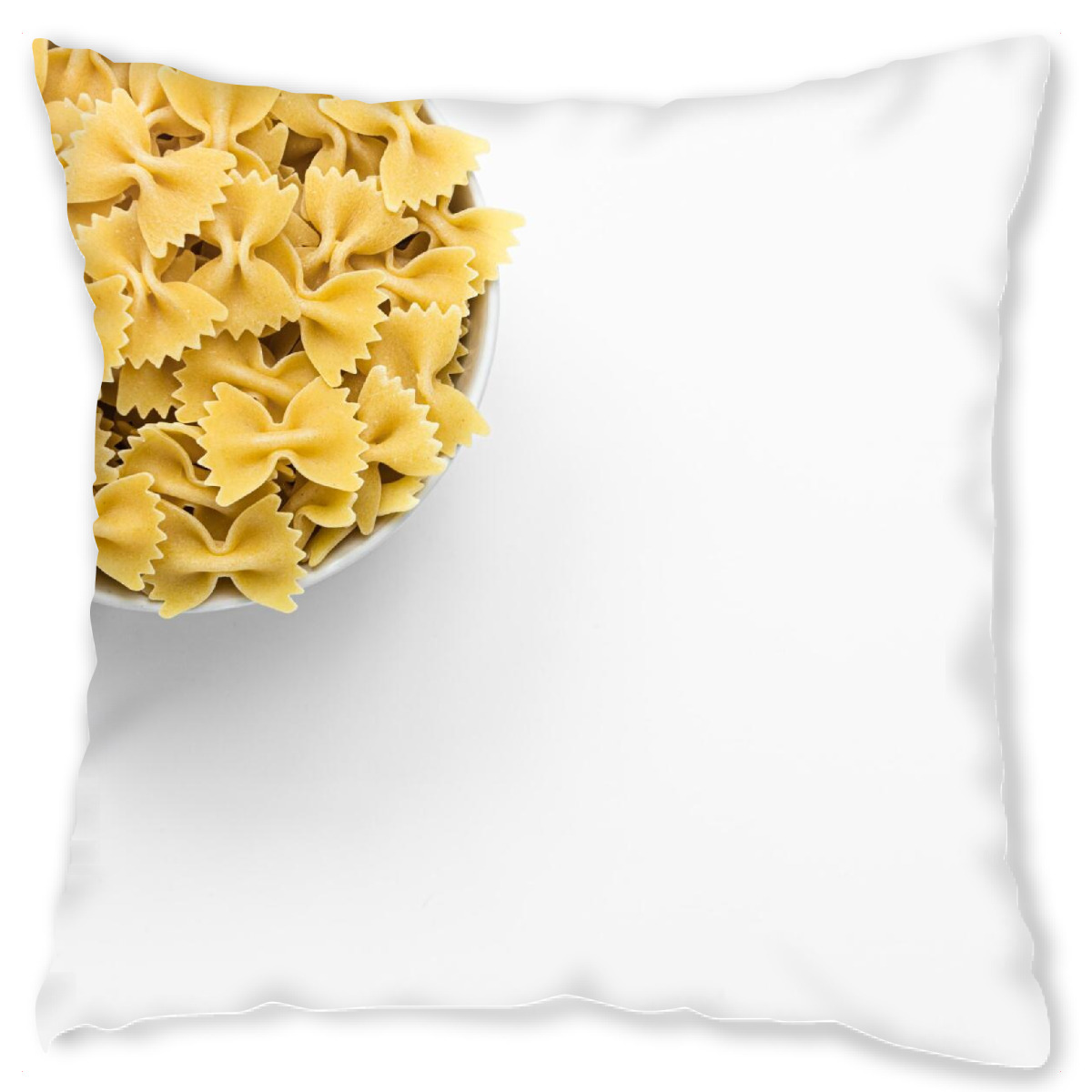 Design-Kissen "Farfalle - quadratisch" artboxONE - Essen & Trinken