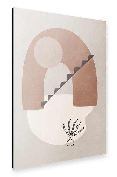 Alu-Dibond "Terrakotta-Bogen" 30x20 cm artboxONE