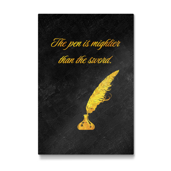 Galerie-Print "Der mächtigere Stift" 30x20 cm artboxONE