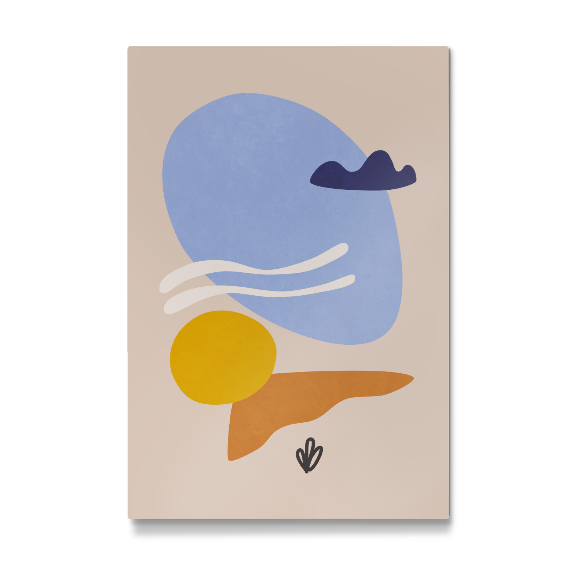 Galerie-Print "Formen des Seeufers" 30x20 cm artboxONE