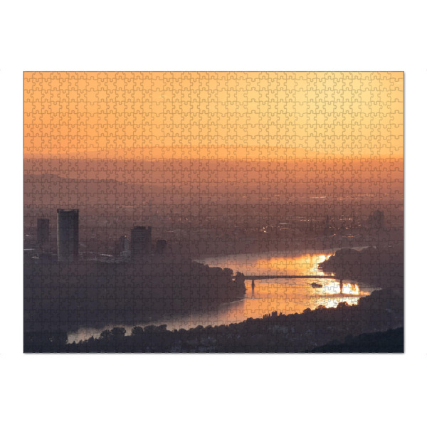 Puzzle Ravensburger "Goldene Stunde Bonn" artboxONE - Städte
