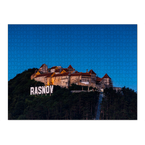Puzzle Ravensburger "Die Bauernburg Rosenau" artboxONE - Städte,Architektur