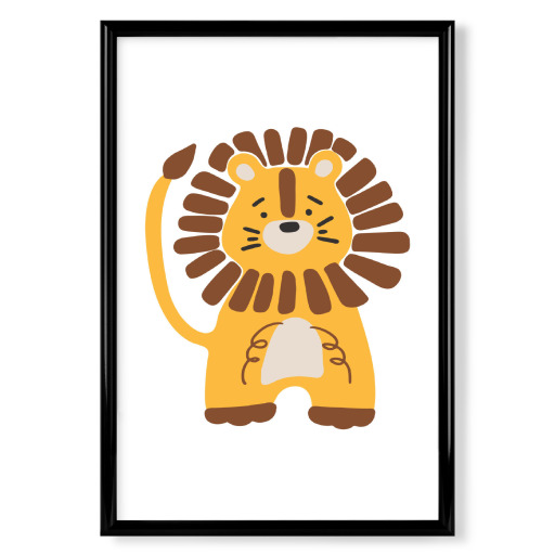 Baby lion printable