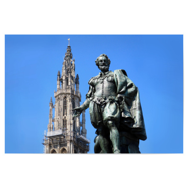 Poster 30x20 cm "Antwerpens Rubensdenkmal" artboxONE - Städte,Reise,Architektur,Reise / Länder