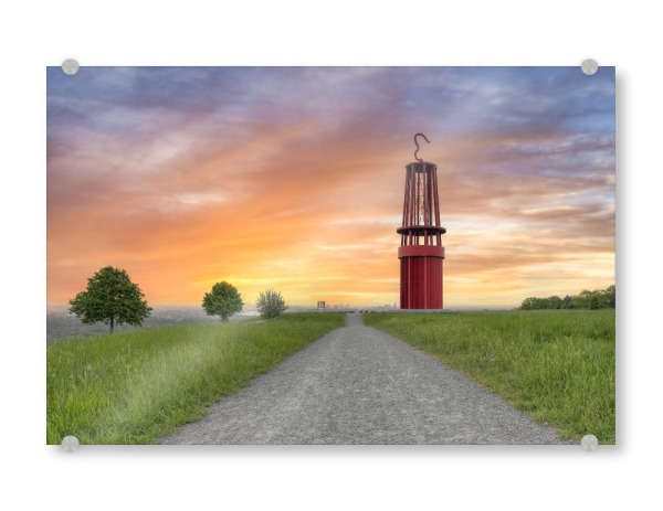 Acrylglasbild "Geleucht in Moers" artboxONE - Städte,Reise,Architektur