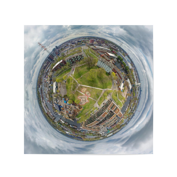 Poster 20x20 cm "Hamburg-Harburg, Schloss" artboxONE - Städte,Städte / Hamburg,Natur,Reise,Architektur