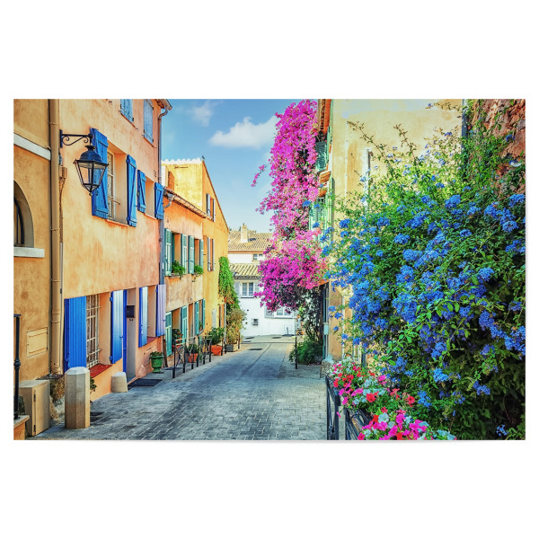 Poster "Saint-Tropez-Straße" artboxONE - Städte,Reise,Architektur,Reise / Länder,Städte / Weitere