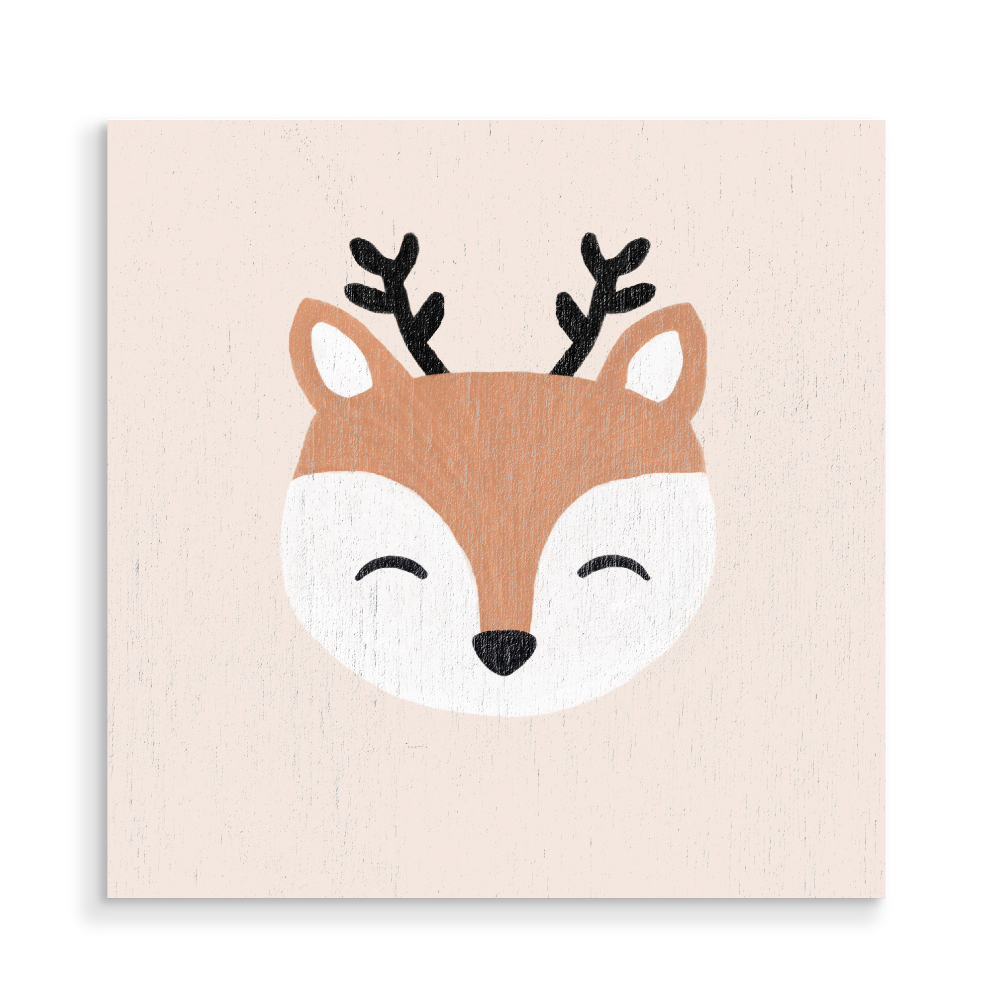 Holzbild "Rotwild" artboxONE - Natur,Für Kinder,Tiere,Weihnachten