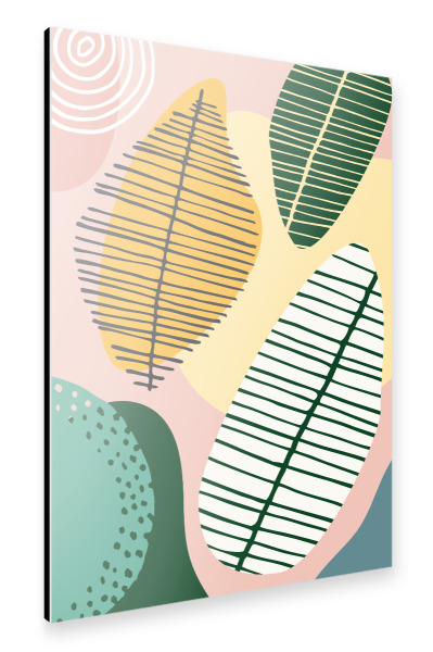 Alu-Dibond "Botanische Kunst" 30x20 cm artboxONE