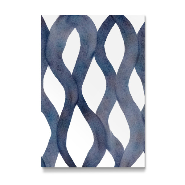 Galerie-Print "Marine-Aquarell-Kurve" 30x20 cm artboxONE