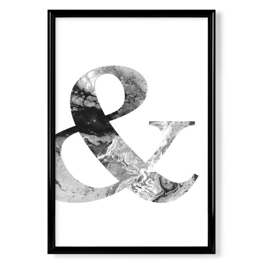 Letter Alphabet Ampersand &