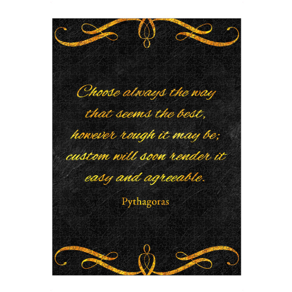 artboxONE Puzzle "Wählen Sie den besten Weg" artboxONE - Typografie