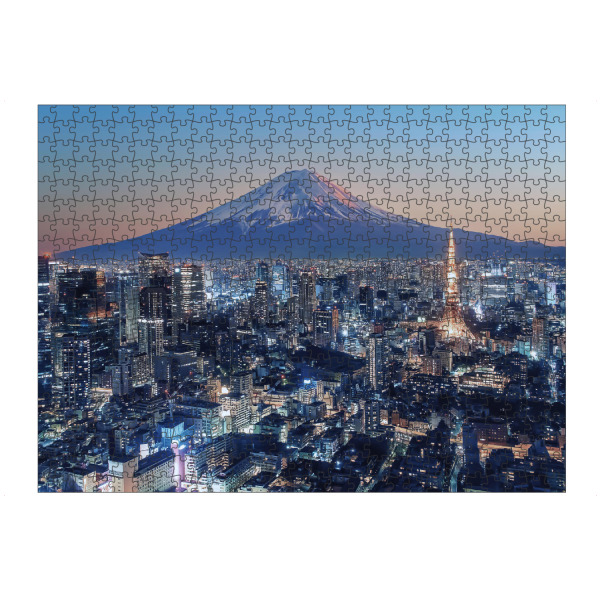 Puzzle Ravensburger "Fuji aus Tokio" artboxONE - Städte,Reise,Architektur,Reise / Asien,Städte / Tokio