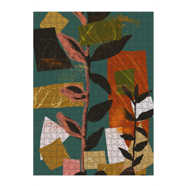 artboxONE Puzzle "Abstract Nature Green" artboxONE - Natur,Floral,Abstrakt
