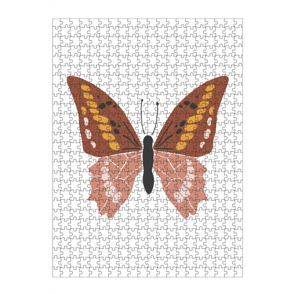 Puzzle Ravensburger "Boho-Schmetterlings-Kunstdesign" artboxONE - Tiere