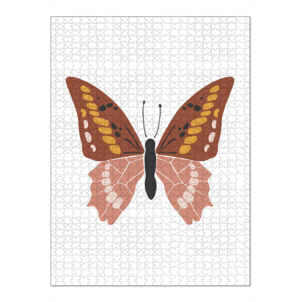 Puzzle Ravensburger "Boho-Schmetterlings-Kunstdesign" artboxONE - Tiere