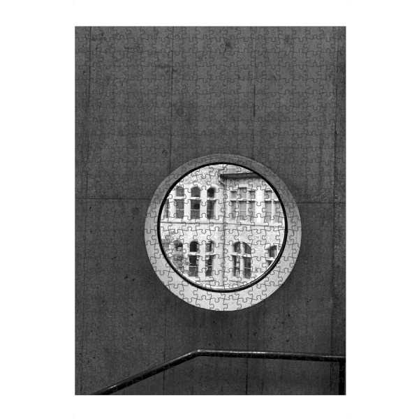 Puzzle Ravensburger "Brutalism meets antique I" artboxONE - Städte,Architektur,Geometrie,Streetart,Städte / Zürich