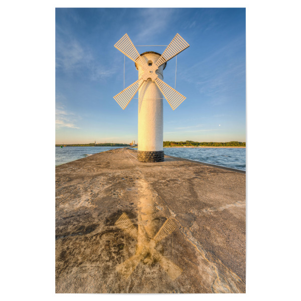 Poster "Morgensonne in Swinemünde, Usedom" artboxONE - Städte,Reise,Architektur,Reise / Strand und Meer
