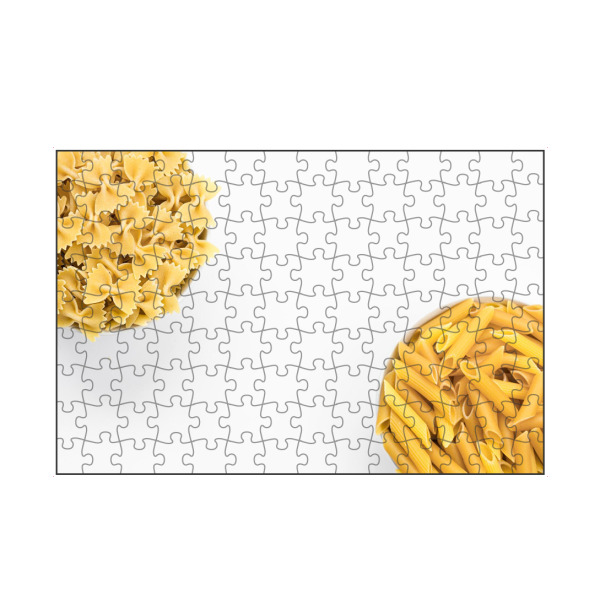 artboxONE Puzzle "Penne & Farfalle" artboxONE - Essen & Trinken - Essen,Nudeln,Pasta,Küche,Fotografie,Minimalismus,Minimalistisch - Bild essen