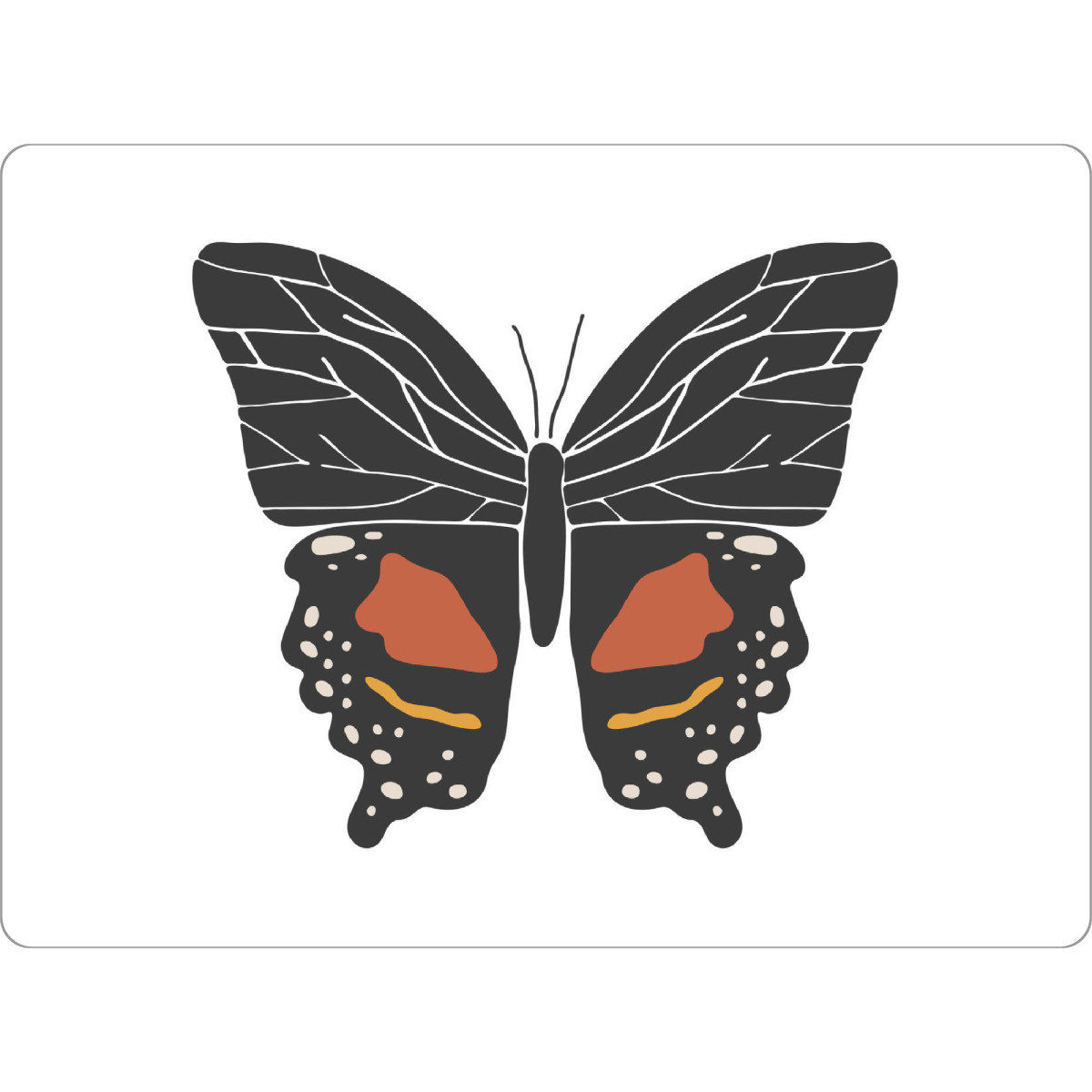 Tischset "Boho Schmetterlingskunst" artboxONE - Tiere - Schmetterling,Abstrakt,Kunst,Druckbare,Tier,Insekt,Boho,Schmetterling art