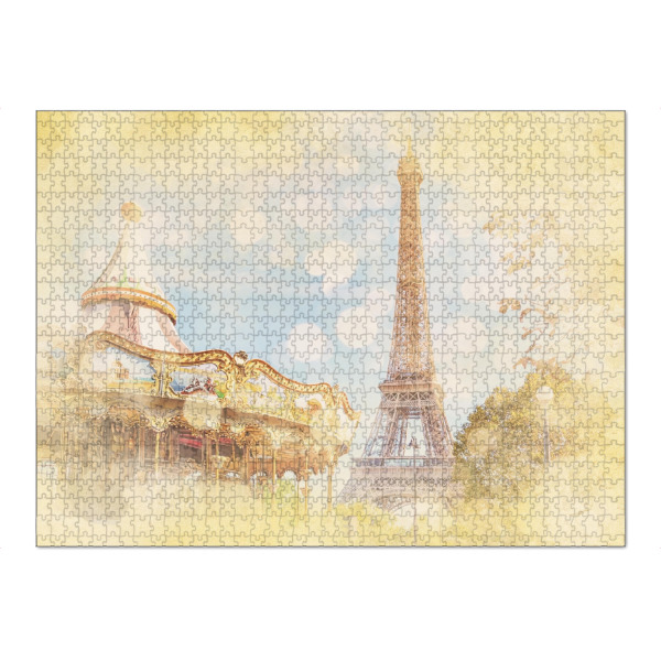 Puzzle Ravensburger "Pariser Aquarell" artboxONE - Städte,Reise,Architektur,Städte / Paris,Reise / Länder