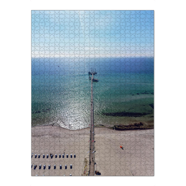 Puzzle Ravensburger "Seebrücke Grömitz" artboxONE - Städte,Natur,Reise,Architektur,Reise / Strand und Meer