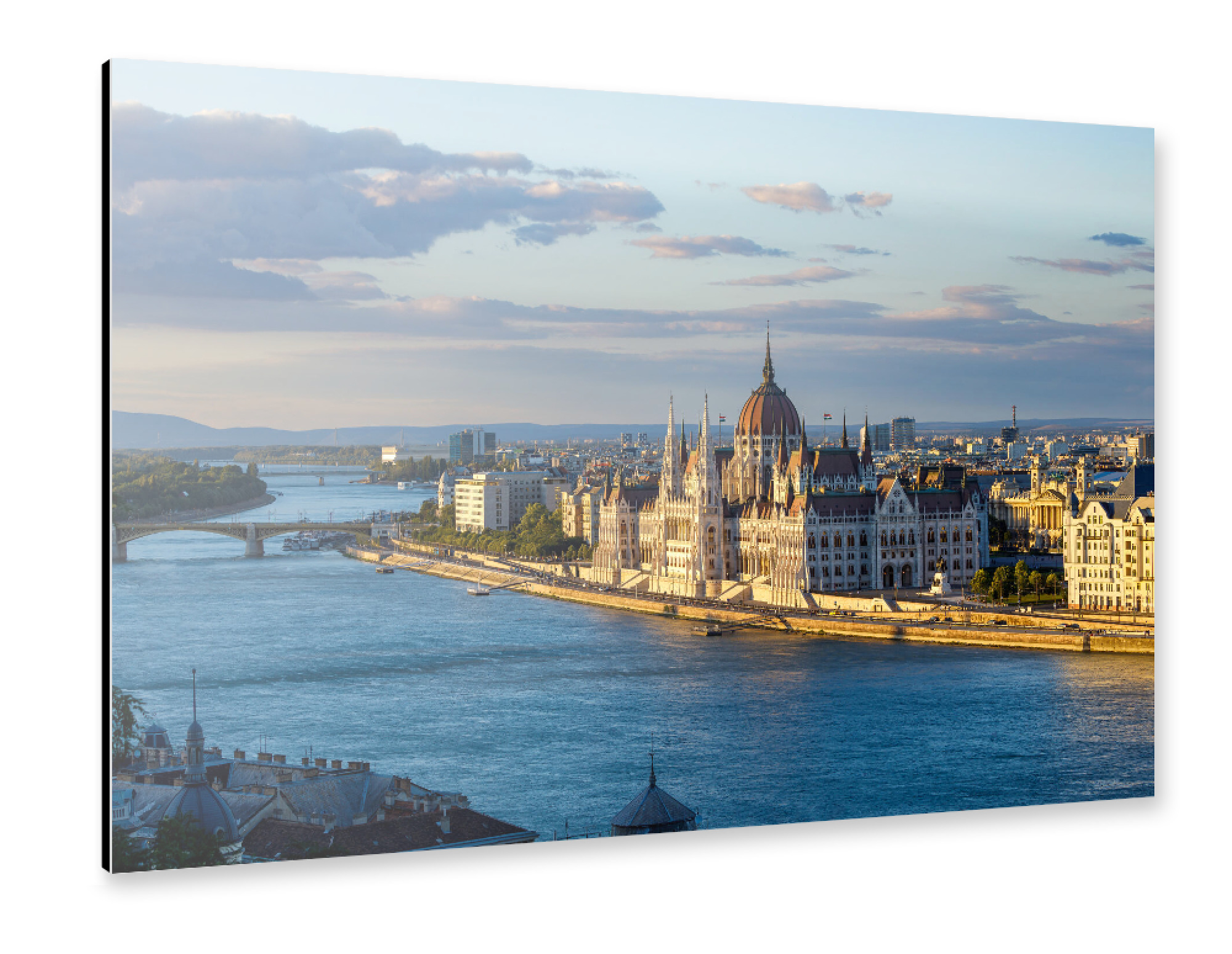 Alu-Dibond "Budapest" 75x50 cm artboxONE