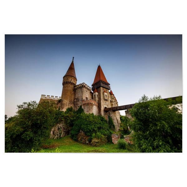 Poster 30x20 cm "Schloss Corvin in Siebenbürgen" artboxONE - Architektur