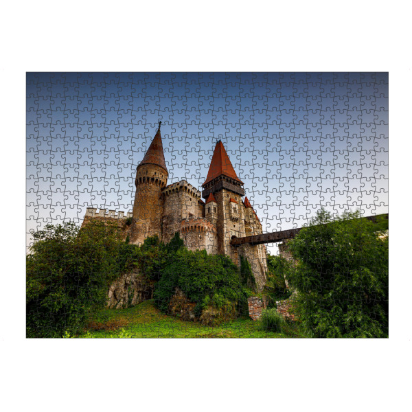Puzzle Ravensburger "Schloss Corvin in Siebenbürgen" artboxONE - Architektur