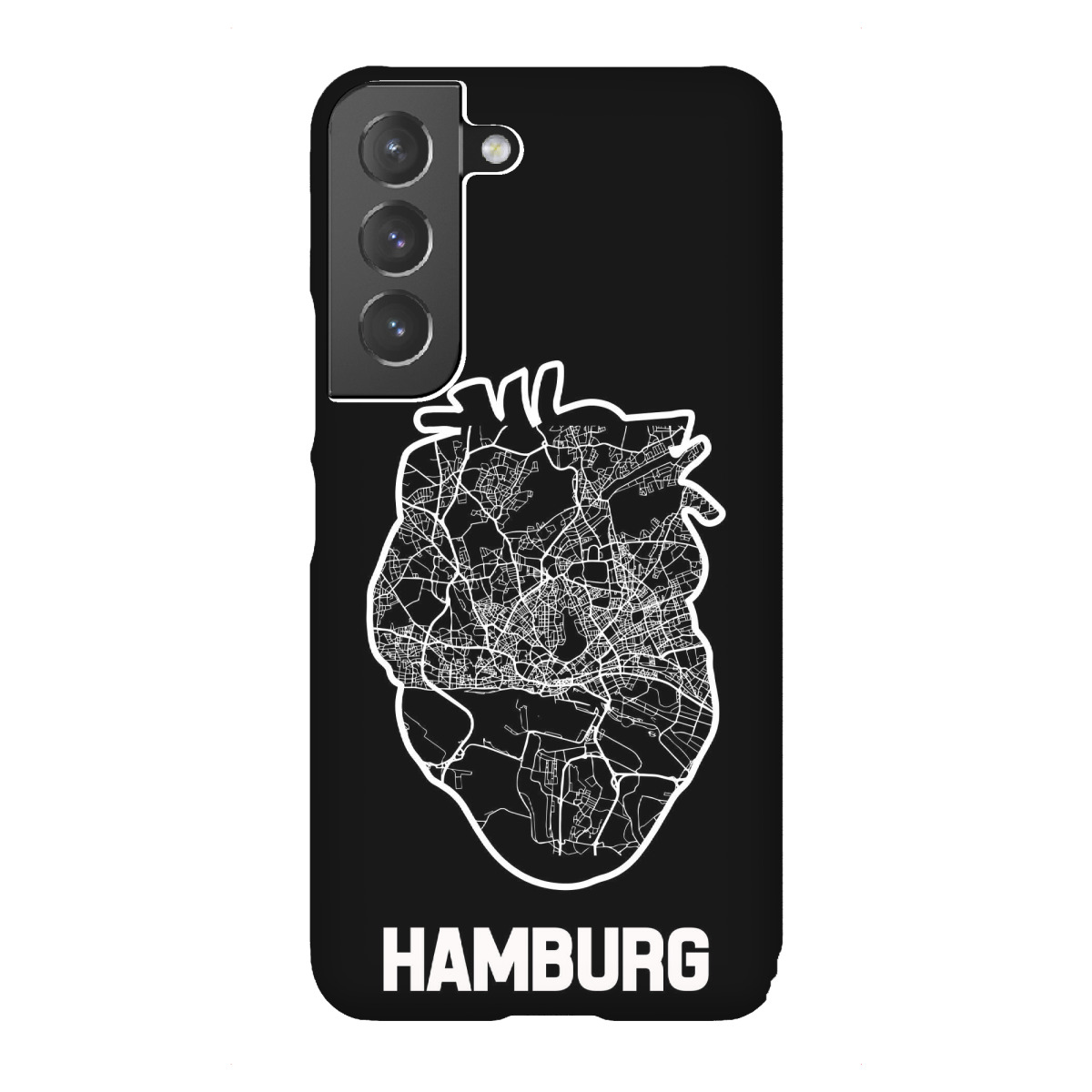 Samsung Galaxy "Hamburger Herzkarte" Premium-Case Handyhülle artboxONE