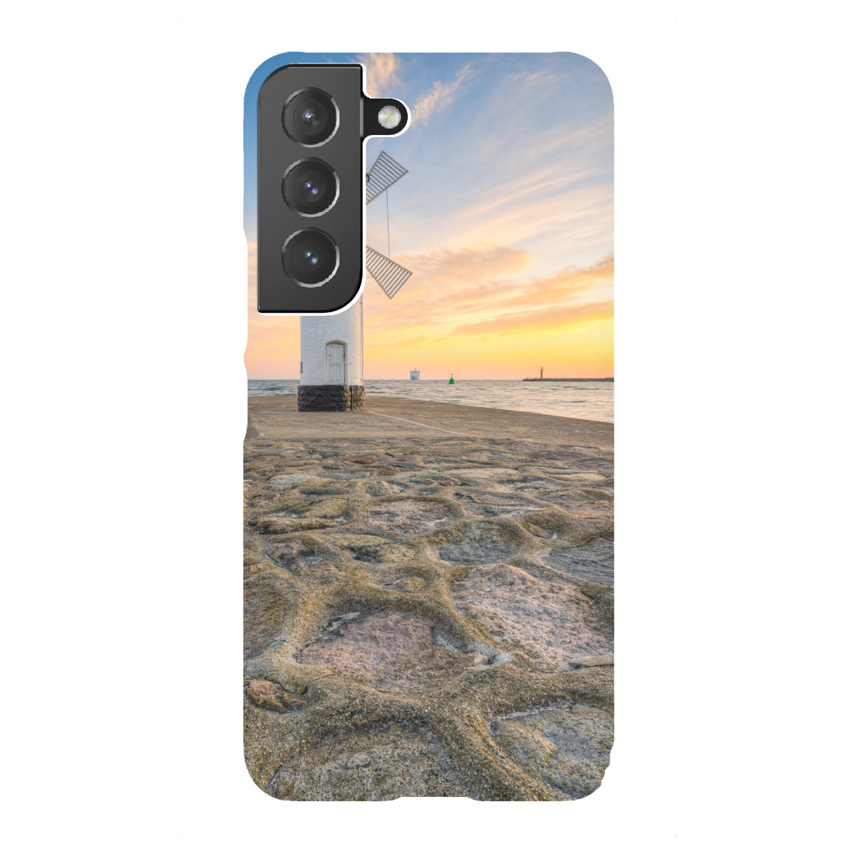 "Mühlenbake in Swinemünde, Usedom"für Samsung Galaxy - Premium-Case Handyhülle artboxONE