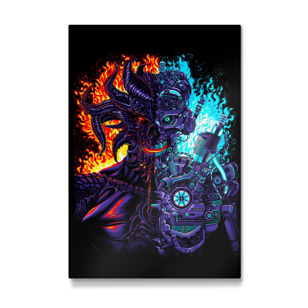 Galerie-Print "Robot vs Demon" 30x20 cm artboxONE