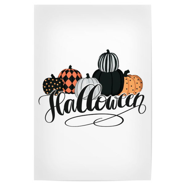 Poster "Halloween | Kürbisse" artboxONE - Essen & Trinken,Buchstaben,Essen & Trinken / Obst & Gemüse,Halloween