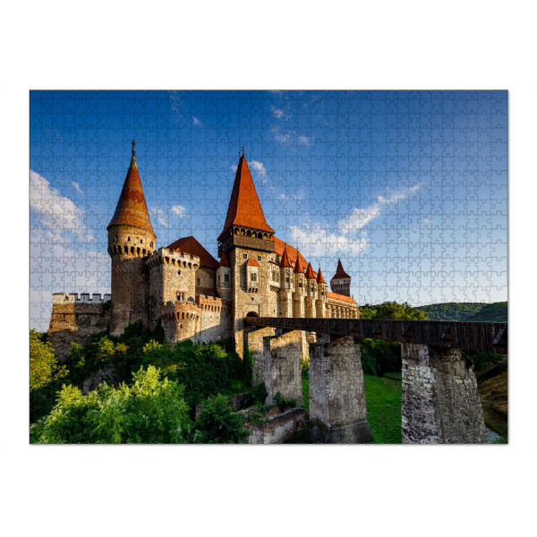 Puzzle Ravensburger "Schloss Corvin in Rumänien" artboxONE - Architektur