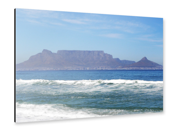Alu-Dibond "Der Tafelberg in Kapstadt" 30x20 cm artboxONE