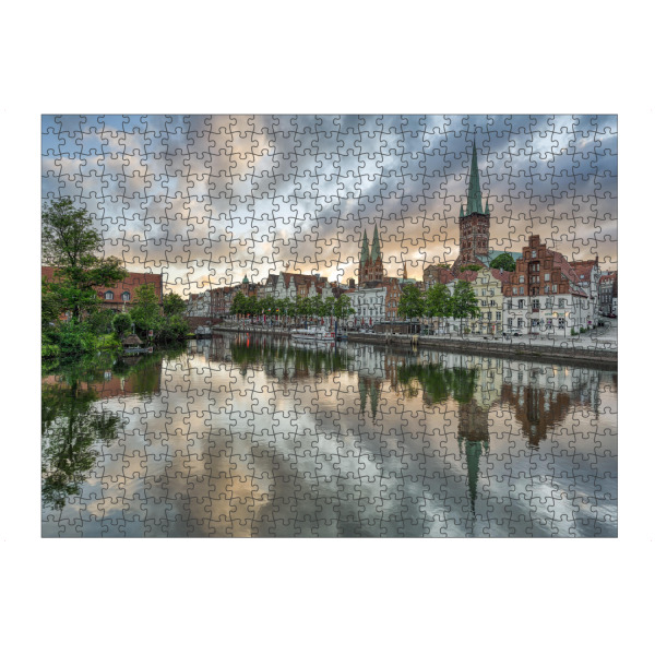 artboxONE Puzzle "Lübeck am Morgen" artboxONE - Städte,Reise,Architektur