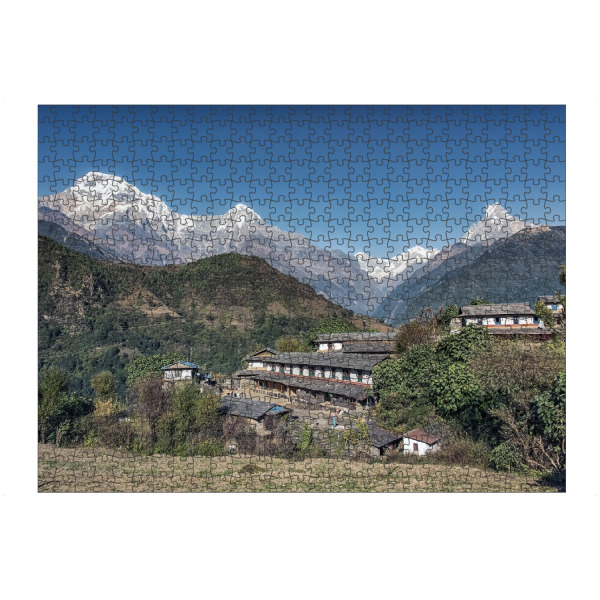 artboxONE Puzzle "Ghandruk" artboxONE - Natur,Reise,Reise / Asien,Reise / Länder